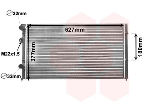 RADIATOR VOOR SEAT AROSA 1997-2000 1H0121253BE, Auto-onderdelen, Airco en Verwarming, Nieuw, Ophalen of Verzenden