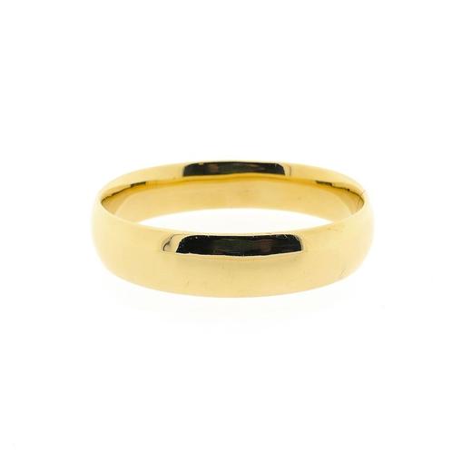 Gouden brede slavenarmband | Ø 60 mm (tijdloos sieraad), Sieraden, Tassen en Uiterlijk, Armbanden, Overige kleuren, Gebruikt, Goud