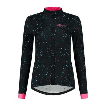 Rogelli Terrazzo Winterjack Dames Zwart/Blauw/Roze beschikbaar voor biedingen