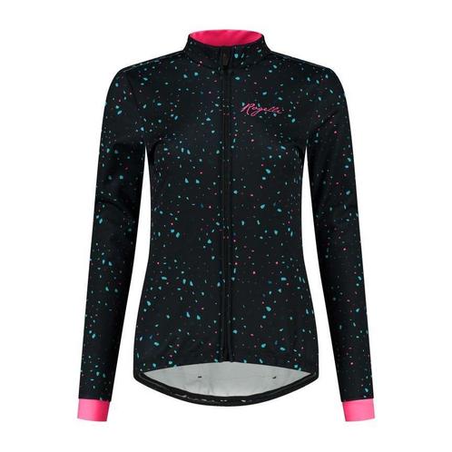 Rogelli Terrazzo Winterjack Dames Zwart/Blauw/Roze, Fietsen en Brommers, Fietsaccessoires | Fietskleding, Dames, Overige maten
