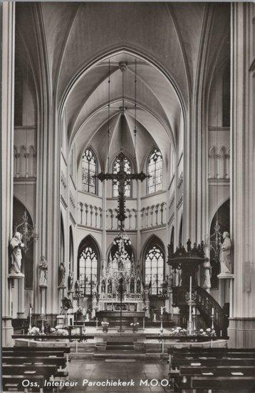 OSS - Interieur Parochiekerk M.O.O, Verzamelen, Ansichtkaarten | Nederland, Verzenden
