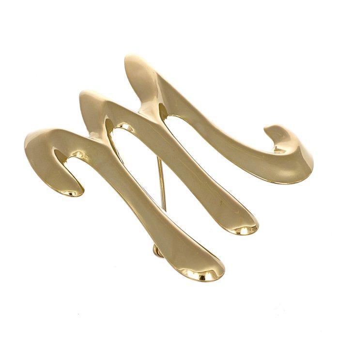 Broche - 18 karaat Geel goud, Sieraden, Tassen en Uiterlijk, Antieke sieraden