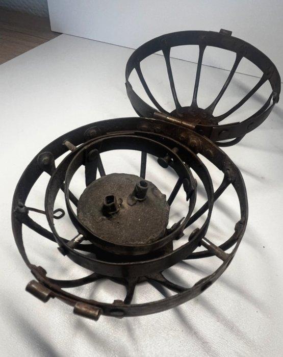 Cage light, Ships lamp - IJzer, Antiek en Kunst, Curiosa en Brocante