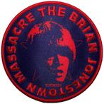 The Brian Jonestown Massacre - Circle Face Navy Blue - Patch, Ophalen of Verzenden, Nieuw, Kleding