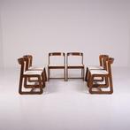 Mario Sabot - Willy Rizzo - Stoel (6) - Hout, Textiel