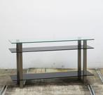 Davidi Design Glazen Dressoir Linn | 77 x 140 x 40 cm, Gebruikt, Ophalen of Verzenden