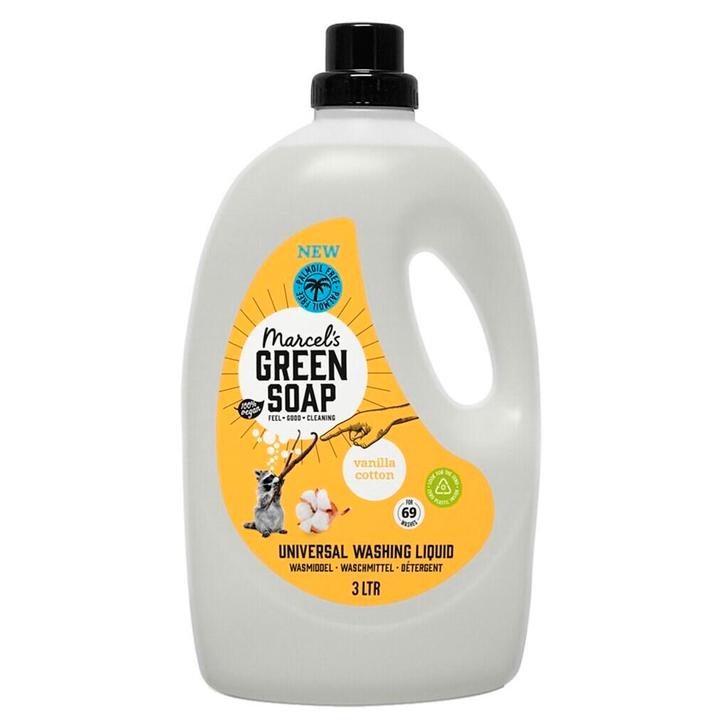 Marcels Green Soap Vanille & Katoen Vloeibaar Wasmiddel, Huis en Inrichting, Schoonmaakartikelen, Verzenden