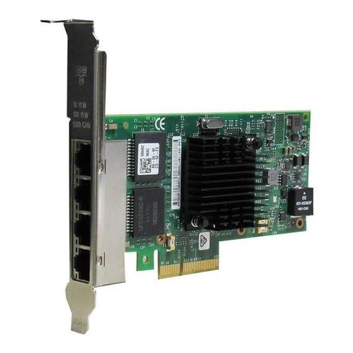 Dell Full Profile Intel i350-T4 4 Port 1Gb/s NIC P/N: NWK2,, Computers en Software, Netwerkkaarten, Refurbished, Ophalen of Verzenden