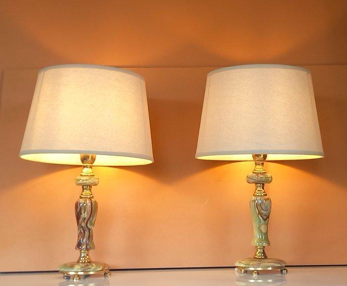Lamp - Néoclassicistische stijl - Gemaakt in Italië - Onyx,, Antiek en Kunst, Curiosa en Brocante