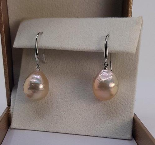 Zonder Minimumprijs - Oorbellen Zilver - 11x12mm Edison, Sieraden, Tassen en Uiterlijk, Oorbellen