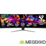 MSI MPG 491CQPX QD-OLED 49  Dual Quad HD 240Hz Curved Gaming, Computers en Software, Monitoren, Verzenden, Nieuw, MSI