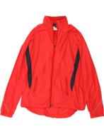 NIKE Womens Rain Jacket UK 16/18  Large Red Colourblock, Kleding | Dames, Jassen | Winter, Verzenden, Nieuw