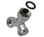 Bonfix Y-stuk 3/4 bt x swifelmoer x 3/4 bt. verchroomd, Ophalen of Verzenden, Nieuw