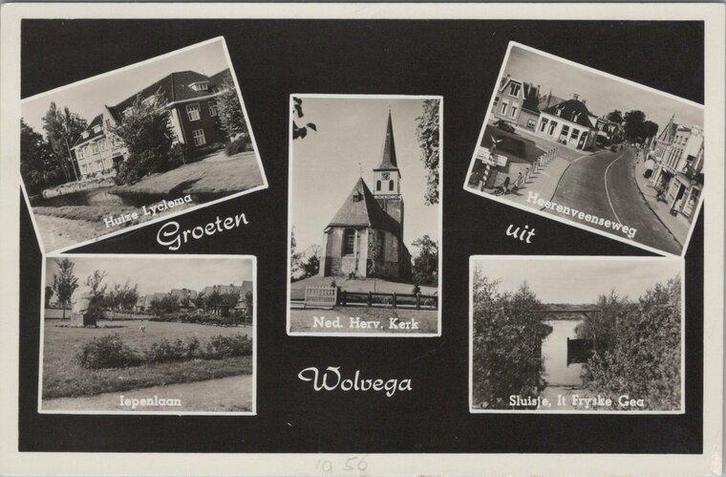WOLVEGA - Meerluik Groeten uit Wolvega, Verzamelen, Ansichtkaarten | Nederland, Verzenden