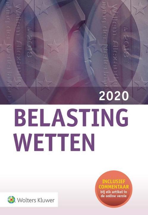 Belastingwetten 2020   pocketeditie 9789013157642, Boeken, Economie, Management en Marketing, Zo goed als nieuw, Verzenden