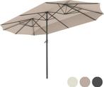 2dekans | LifeGoods Dubbele Parasol - 270x460cm - tot 15, Ophalen of Verzenden, Zo goed als nieuw