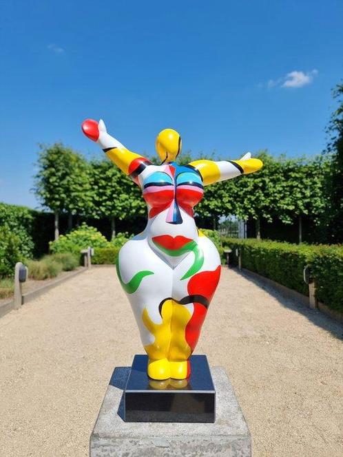 sculptuur, Fat lady pop art - 53 cm - Stone, Fiberglass, Antiek en Kunst, Kunst | Designobjecten