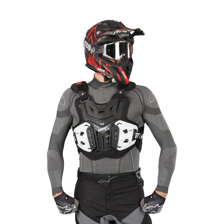 Borstbeschermer Leatt 4.5 (Zwart, Bodyprotectors), Motoren, Accessoires | Overige, Nieuw, Verzenden