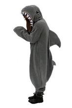 Onesie Haai Pakje 74-80 Haaienpak Kostuum Grijs Vis Shark Pa, Kinderen en Baby's, Nieuw, 104 of kleiner, Ophalen of Verzenden