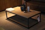 Salontafel Mytz - Weber Huiscollectie, 100 tot 150 cm, Eikenhout, Nieuw, Industrieel
