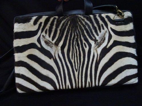 Zebra hide laptoptas - Schoudertas, Verzamelen, Dierenverzamelingen