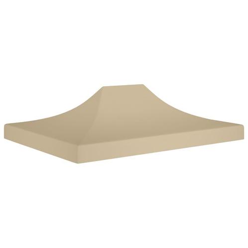 vidaXL Partytentdak 270 g/m² 4x3 m beige, Tuin en Terras, Partytenten, Partytent, Nieuw, Verzenden