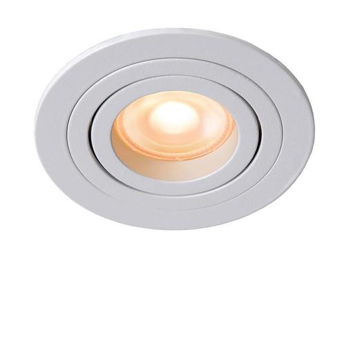 Lucide TUBE - Inbouwspot - Ø 9 cm - 1xGU10 - Wit, Huis en Inrichting, Lampen | Hanglampen, Nieuw, Verzenden