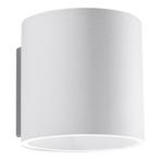 Witte up down wandlamp Amely, aluminium, Huis en Inrichting, Lampen | Wandlampen, Ophalen of Verzenden, Nieuw, Metaal, Basis