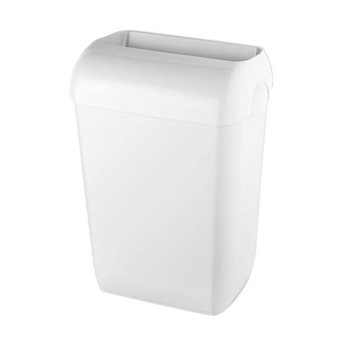 PlastiQline afvalbak 43l  met deksel PQA43 - wit, Huis en Inrichting, Woonaccessoires | Prullenbakken, Nieuw, Verzenden