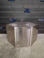 Wandkast | hoekmodel | 1 deur | RVS | 70 cm, Gebruikt, RVS Meubilair