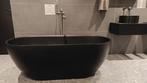 Vrijstaand bad mat zwart solid surface 160x73 incl krn- 0011, Ophalen, Nieuw