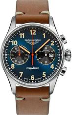 Bauhaus 2772-3 Aviation Tornado chronograaf horloge, Overige merken, Staal, Verzenden, Polshorloge