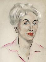 Henri Pieck ( 1895-1972 ) - Portret van een dame, Antiek en Kunst