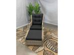Te Velde tuinmeubelen bombay dining tuinstoel met voetenbank, Tuin en Terras, Nieuw, Wicker, Stoel, Loungeset