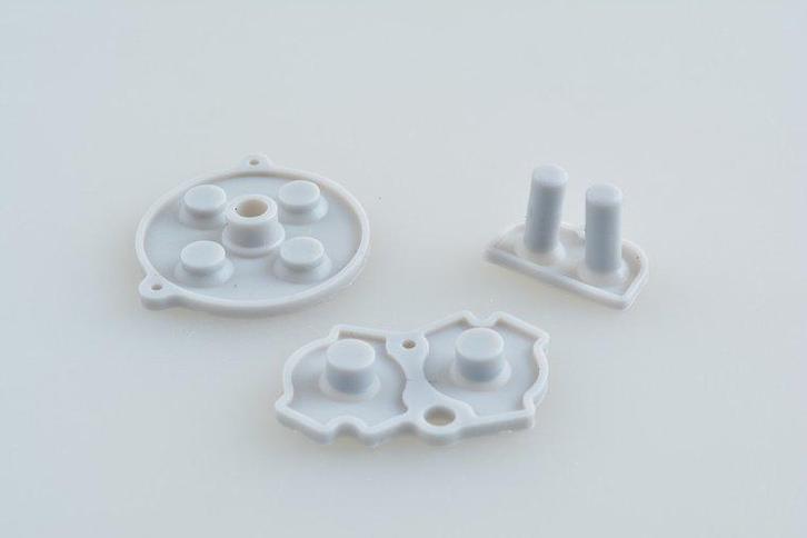 Gameboy Advance Rubber Pads - Grey, Spelcomputers en Games, Spelcomputers | Nintendo Game Boy, Nieuw, Ophalen of Verzenden
