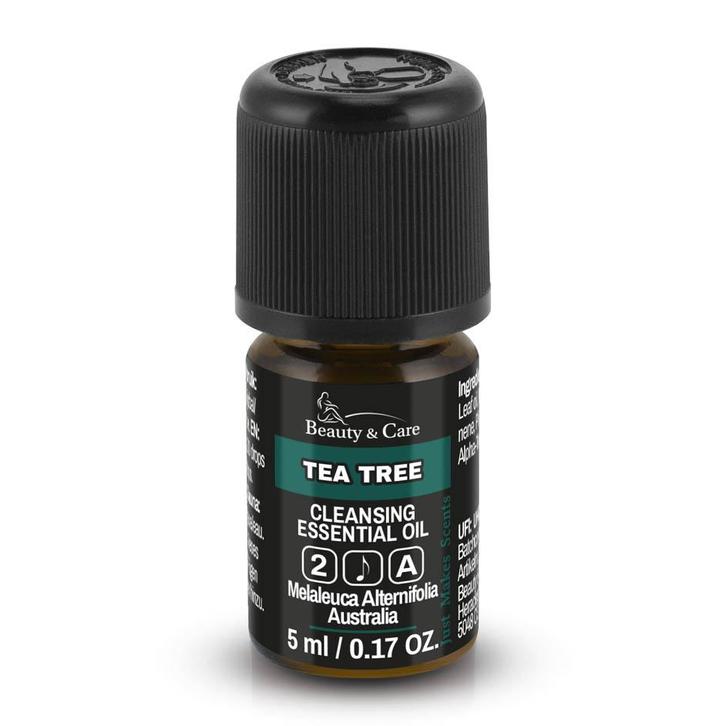 Beauty & Care Tea Tree etherische olie 5 ml.  new, Sport en Fitness, Gezondheidsproducten en Wellness, Aroma, Nieuw, Ophalen of Verzenden