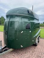 Oerdegelijk! polyester Henra 2-paards met zadelkamer!, Ophalen, Zo goed als nieuw, Polyester, 2-paards trailer