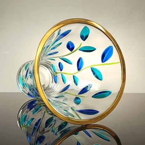 Secoloventesimo - Vaas - 24 kt goud - Met de hand versierde, Antiek en Kunst, Kunst | Designobjecten