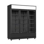 Koelkast 3 Glasdeuren 1065L  FCU-1200 BL, Gebruikt, Koelen en Vriezen