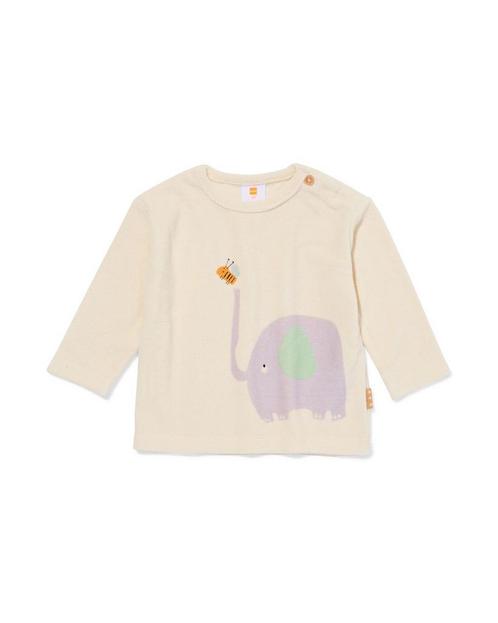 HEMA Newborn T-shirt olifant ecru van €9.99 voor €6.99 sale, Kinderen en Baby's, Babykleding | Overige, Nieuw, Verzenden