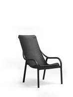 Nardi Net Loungestoel Polypropyleen - Antraciet, Tuin en Terras, Tuinsets en Loungesets, Ophalen of Verzenden, Nieuw
