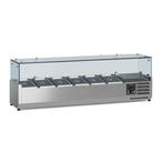 Ecofrost Opzetkoelvitrine 6x 1/3 GN | RVS | 1400mm, Witgoed en Apparatuur, Koelkasten en IJskasten, Ophalen of Verzenden, Nieuw