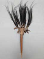 Ceremoniële dolk uit kasuarisbeen - Papoea-Nieuw-Guinea