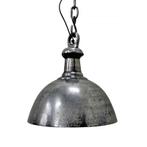 Plafondlamp 36x36x38cm zilver ruw metaal, Huis en Inrichting, Lampen | Hanglampen, Nieuw, Ophalen of Verzenden