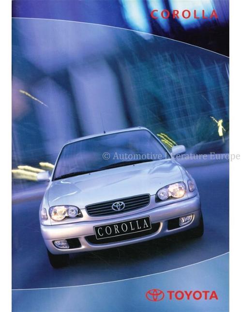 2000 TOYOTA COROLLA BROCHURE NEDERLANDS, Boeken, Auto's | Folders en Tijdschriften, Toyota