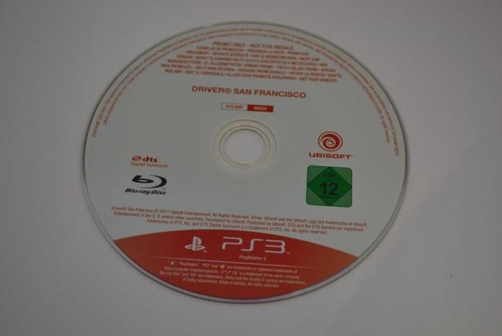 Driver - San Francisco - Promo - Not For Resale (PS3), Spelcomputers en Games, Games | Sony PlayStation 3, Zo goed als nieuw, Verzenden