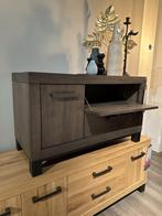 TV-Meubel Hevano - grafiet eiken hout **SHOWROOMMODEL**, Huis en Inrichting, Kasten | Dressoirs, Nieuw