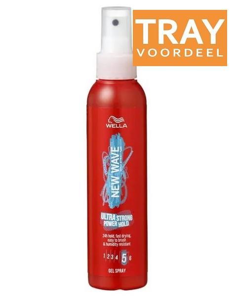 WELLA NEW WAVE ULTRA STRONG POWER HOLD GEL SPRAY TRAY 6 X .., Sieraden, Tassen en Uiterlijk, Uiterlijk | Haarverzorging, Verzenden
