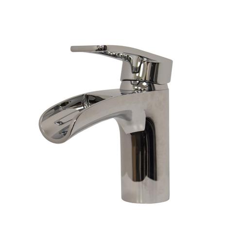 BWS Wastafelkraan Met Waterval Met Klikwaste Chroom Avivar, Doe-het-zelf en Verbouw, Sanitair, Kraan, Nieuw, Chroom, Ophalen of Verzenden