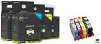 Geschikt HP 655 XL Set inktcartridges Zwart Cyaan Magenta, Nieuw, Cartridge, Inktmedia